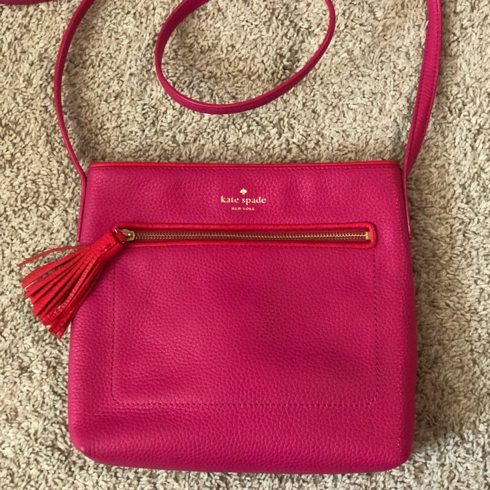 Kate Spade Hot pink cross body bag